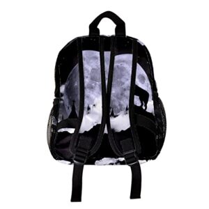 Wolf moon Cute Fashion Mini Backpack Pack Bag