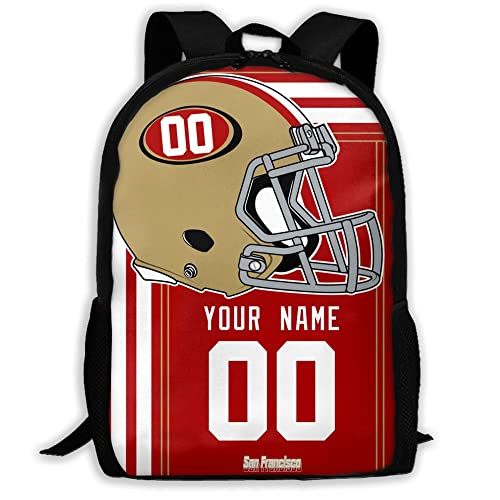 ANTKING San Francisc0 Backpack Customized High capacity Personalized Any Name and Number Fans Gifts for Kids Men