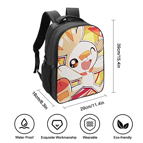 Backpack Casual Shoulders Bag Vintage Schoolbag Laptop for Boys Girls 16"