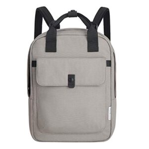 travelon origin-sustainable-anti-theft-small backpack, driftwood, one size