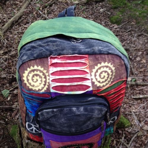 INDIE BOHO HIPPY BACKPACK BAG HIPPIE BEACH PEACE SHOULDER FESTIVAL RUCKSACK RETRO 60'S