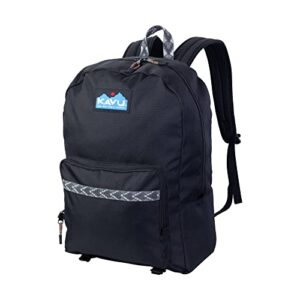 kavu neptune backpack with padded laptop and tablet sleeve-jet black