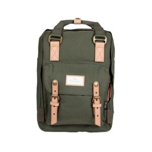 doughnut macaroon pfc free series 16l travel school ladies college girls lightweight commuter casual daypacks bag backpack (army)