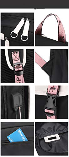 COSABZ Anime Komi Cant Communicate Komi Shouko San Excited Backpack Cosplay Kawaii Schoolbag Pink (3)