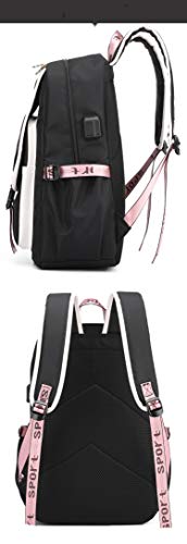 COSABZ Anime Komi Cant Communicate Komi Shouko San Excited Backpack Cosplay Kawaii Schoolbag Pink (3)