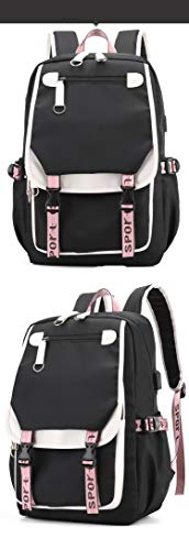 COSABZ Anime Komi Cant Communicate Komi Shouko San Excited Backpack Cosplay Kawaii Schoolbag Pink (3)