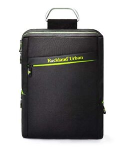 rockland urban laptop backpack, black, medium