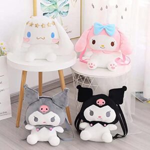 Anime Plush Backpack Cartoon Character Shoulder Bag Toy Bag Character Cute Soft Filling Bag (K)