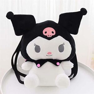 Anime Plush Backpack Cartoon Character Shoulder Bag Toy Bag Character Cute Soft Filling Bag (K)