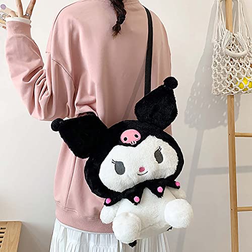 Anime Plush Backpack Cartoon Character Shoulder Bag Toy Bag Character Cute Soft Filling Bag (K)