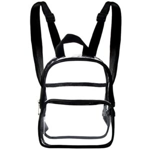 youngever mini clear backpack, small clear bag, heavy duty