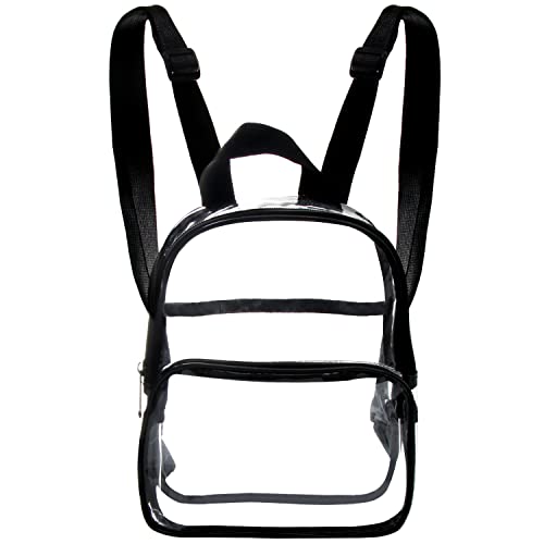 Youngever Mini Clear Backpack, Small Clear Bag, Heavy Duty