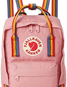 Fjallraven F23621312-907 Kanken Rainbow Mini Pink-Rainbow Pattern