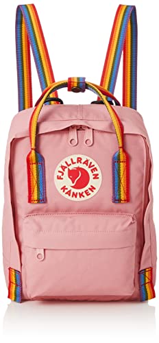 Fjallraven F23621312-907 Kanken Rainbow Mini Pink-Rainbow Pattern