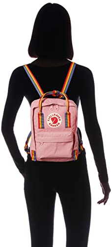 Fjallraven F23621312-907 Kanken Rainbow Mini Pink-Rainbow Pattern