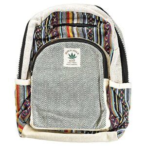 threadheads hemp rainbow southwestern backpack – 9″x12″