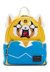 loungefly sanrio aggretsuko two face cosplay mini backpack standard