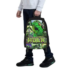 Arataki Itto Superhero Backpack Cartoon Book Bag Laptop Backpack HD Print Comic Backpack Gift 17"