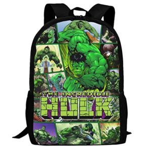 arataki itto superhero backpack cartoon book bag laptop backpack hd print comic backpack gift 17″