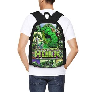 Arataki Itto Superhero Backpack Cartoon Book Bag Laptop Backpack HD Print Comic Backpack Gift 17"