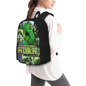 Arataki Itto Superhero Backpack Cartoon Book Bag Laptop Backpack HD Print Comic Backpack Gift 17"