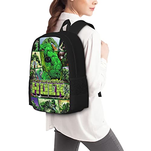 Arataki Itto Superhero Backpack Cartoon Book Bag Laptop Backpack HD Print Comic Backpack Gift 17"