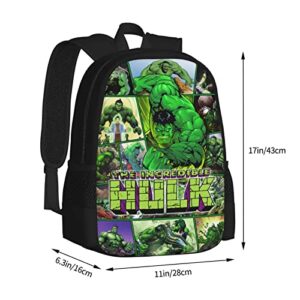 Arataki Itto Superhero Backpack Cartoon Book Bag Laptop Backpack HD Print Comic Backpack Gift 17"