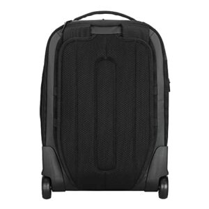 Targus 15.6" Mobile Tech Traveler EcoSmart Rolling Backpack, Made from Recycled Bottles, TSA Friendly, 35-40L Cap (TBR040GL)