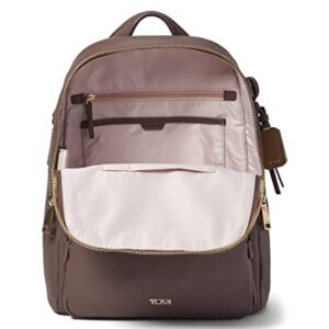 TUMI - Voyageur Hannah Leather Backpack - Dark Mauve