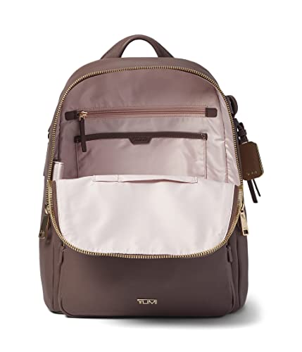 TUMI - Voyageur Hannah Leather Backpack - Dark Mauve