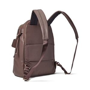 TUMI - Voyageur Hannah Leather Backpack - Dark Mauve