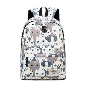 joymoze leisure backpack for girls teenage school backpack women backpack purse cat