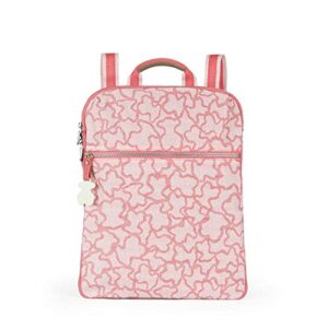 TOUS Pink Colored Nylon Backpack for Women, Kaos New Colores Collection