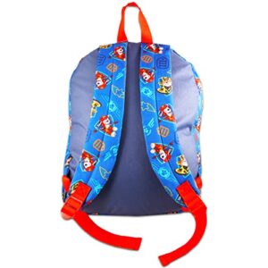 Paw Patrol Backpack for Toddlers, Kids - Paw Patrol School Supplies Bundle with 16” PAw Patrol School Bag Plus Stickers, Water Bottle, Paint Poster, and More (Paw Patrol Travel Bag)