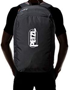 PETZL KLIFF Rope Bag - 36-Liter Rope Bag for Sport Climbing With Removable Tarp - Grey