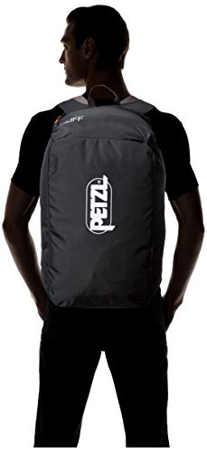 PETZL KLIFF Rope Bag - 36-Liter Rope Bag for Sport Climbing With Removable Tarp - Grey