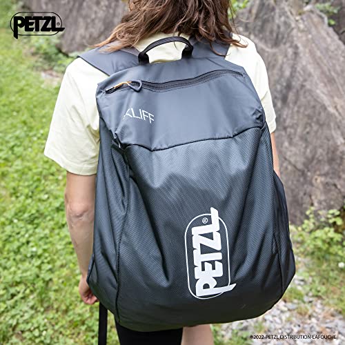 PETZL KLIFF Rope Bag - 36-Liter Rope Bag for Sport Climbing With Removable Tarp - Grey