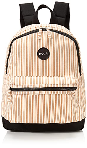 RVCA Women's Lukas Canvas Backpack, White, one Size