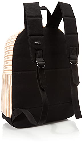 RVCA Women's Lukas Canvas Backpack, White, one Size