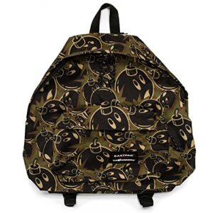 eastpak x hundreds unisex camo green 24l padded pak’r 98d backpack bag