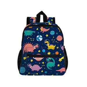 dinosaurs space with planets backpack toddler girls boys preschool school bag kids casual travel daypack bookbag schoolbag for primary children students