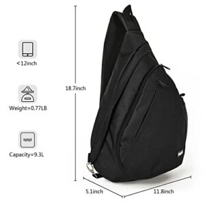 Storvyllf One Strap Backpack,Sling Bag for Men Women Waterproof Crossbody Sling Backpack Chest Shoulder Daypack for Travel Hiking