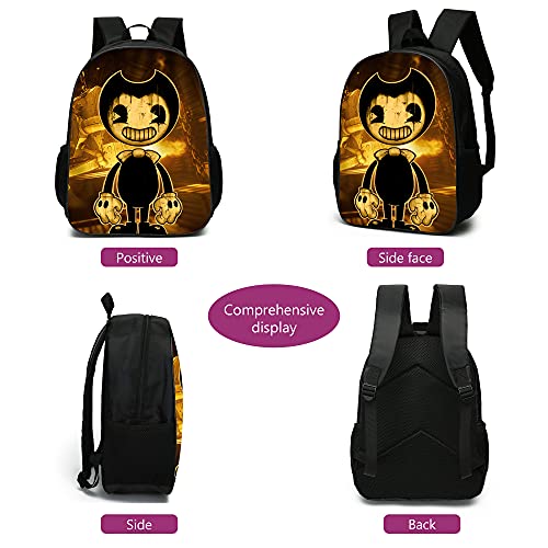 WOLOISO Anime Backpack Large Capacity Laptop Travel Bag for Boys Girls