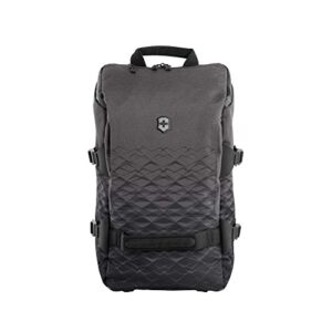 victorinox vx touring backpack with pass thru sleeve, anthracite, 19.3-inch
