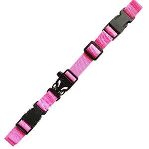 HDHYK Backpack Chest Strap- Nylon - Adjustable Universal (Pink )