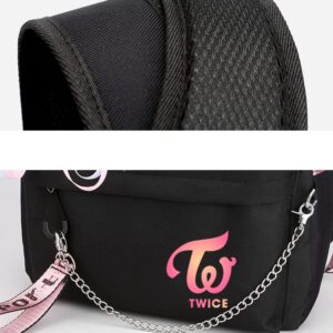 LOVEAngeler Twice Kawaii Backpack Colleage Bookbag School Bag Casual Daypack Twice Merchandise Mochila For Girls