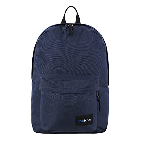 Casual Backpack Lightweight School Bookbag, Travel & Workbook bag for Men Women Student (Blue)