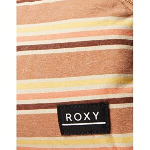 Roxy Always Core Canvas Backpack Toasted Nut Retro Rays Stripe One Size