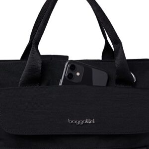 Baggallini womens Modern Everywhere Laptop Backpack, Black, One Size US