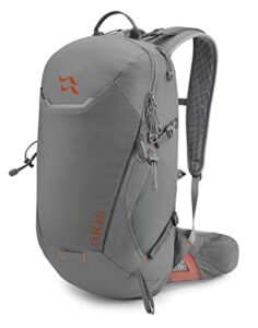 rab aeon series backpack for hiking and outdoors, aeon 20 liter, iron grey